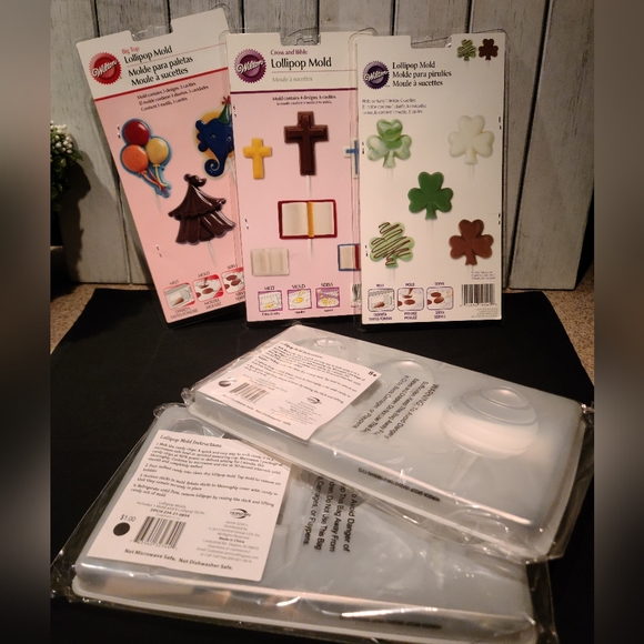 Lollipop form molds for Chocolate, NWT bundle set of 5 - Picture 5 of 12